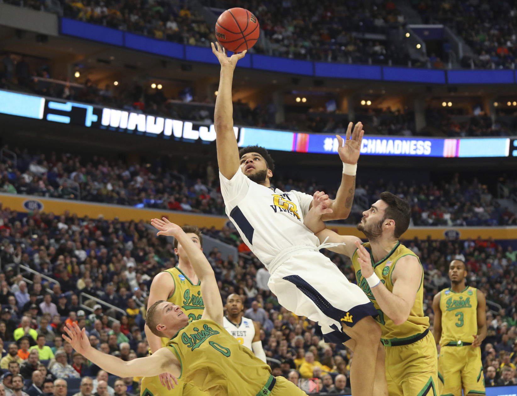 APTOPIX NCAA Notre Dame West Virginia Basketball